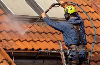 Démoussage et hydrofuge de toiture à Barèges